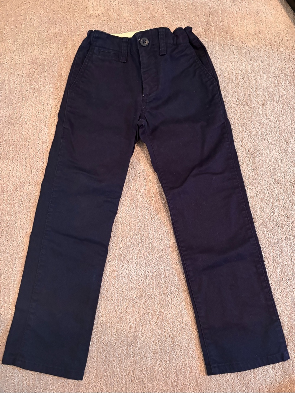 GAP Boys Dark Navy Straight Chino Pants